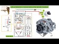 Car Alternator IC Voltage Regulator Wiring Diagram