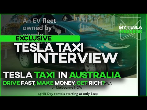 Tesla Taxi in Australia - Exclusive Interview