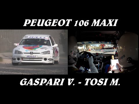 RALLY BARDOLINO 2021 - ON/BOARD / GASPARI V. - TOSI M. / PEUGEOT 106 MAXI / PS 1