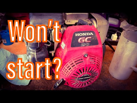 Honda GC190 Carburetor Clean - Won't Start?