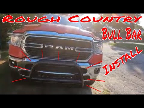 Rough Country Bull Bar Install 2020 Ram 1500