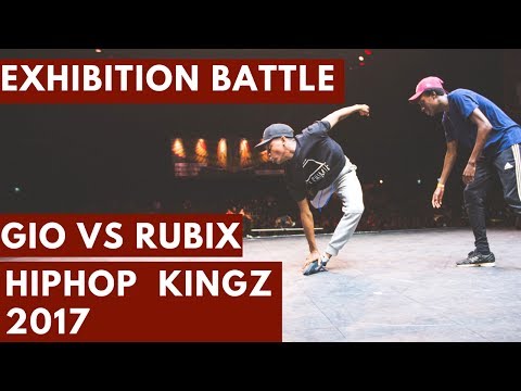 Gio ( Elite ) vs Rubix ( Criminalz )  | Exhibition battle | HipHop Kingz 2017