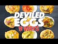 DEVILED EGGS RECIPES 9 WAYS LIKE YOU VE NEVER SEEN THEM BEFORE SAM THE COOKING GUY