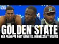 Draymond Green Golden State Warriors Respond To Facing ELIMINATION Vs Minnesota No Steph Curry