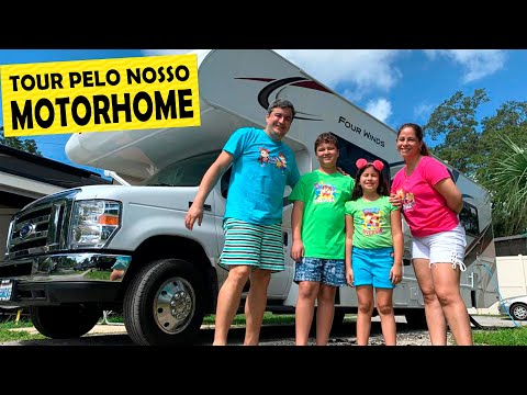 TOUR PELO MOTORHOME - VIAGEM DE FÉRIAS DA FAMÍLIA MARIA CLARA E JP