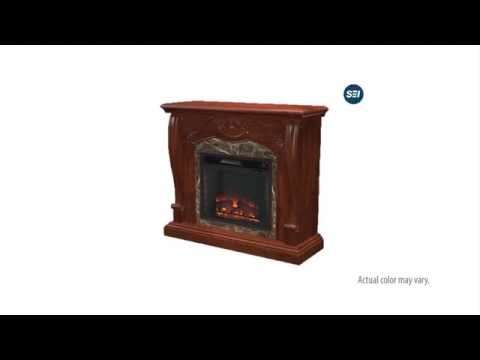 FE9664: Cardona Electric Fireplace - Walnut Assembly Video Video