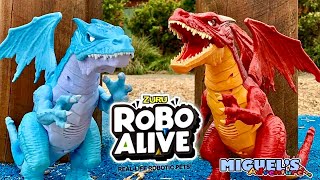 Zuru Robo Alive Ferocious Roaring Dragon - Fire Breathing &amp; Ice Blasting