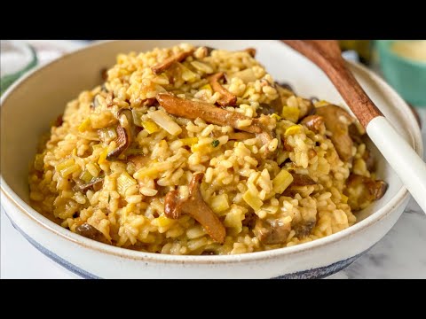 Vegan Mushroom Risotto Recipe