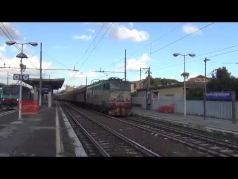 E655.160 sul MRS 57412 Frosinone - Cuneo, in partenza da Roma Tuscolana