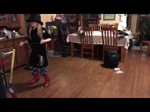 Tap dancing with a hat...I can’t see though