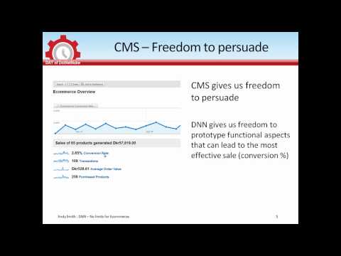 DNN - no limits for E-commerce from Day of Dotnetnuke