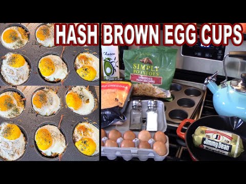 Hash Brown Sausage Egg Cups Breakfast Recipe