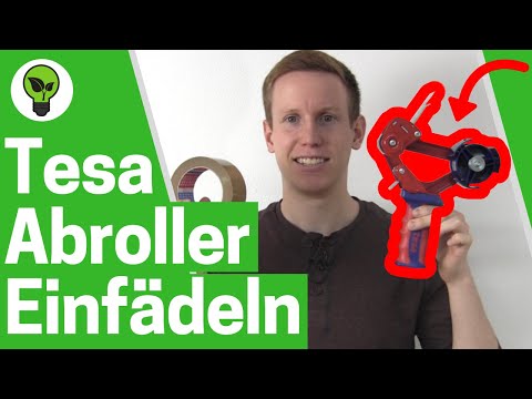 Threading the Tesa dispenser ✅ ULTIMATE INSTRUCTIONS: Inserting adhesive tape dispensers & hand d...