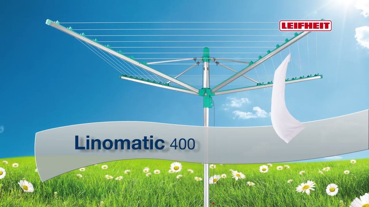 Leifheit Linomatic 400 Easy Rotary Clothesline