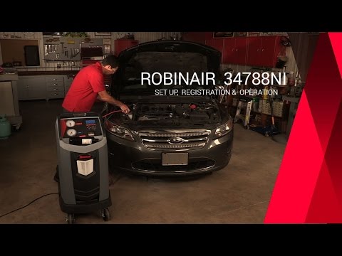 Robinair 34788 NI Set Up