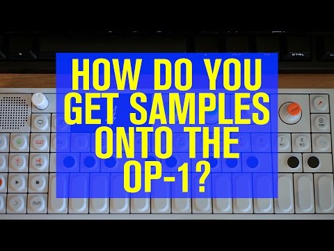 How Do You Get Samples on the OP-1?