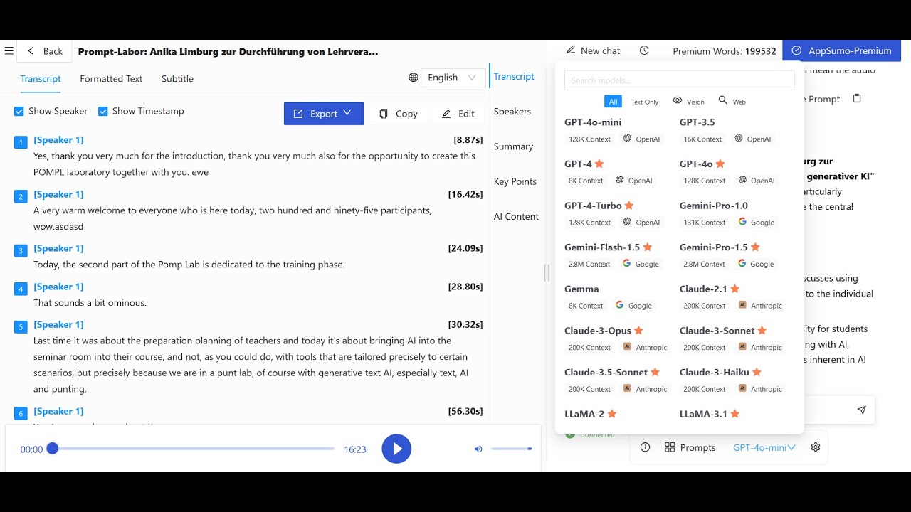 ChatScribe Pro Demo