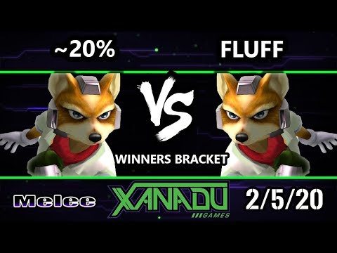 S@X 340 Winners Round 2 - ~20% (Fox) Vs. fluff (Fox) Smash Melee - SSBM