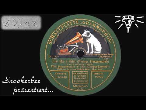 Just like a thief (Kleiner Herzensdieb) - Grammophon 60449 / 19279 - 1924