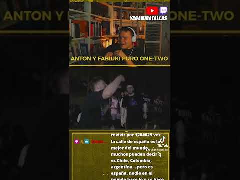 ANTON y FABIUKI a PURO ONE-TWO 🎙🥂 #fabiuki #batallasdegallos #batallasdecalle #fmsespaña