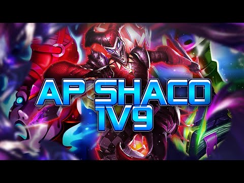 I Completely 1v9 ON AP SHACO!