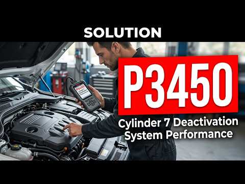 HOW TO FIX P3450 OBD II ERROR CODE - Cylinder 7 Deactivation System Performance