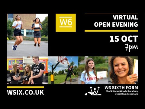SRWA W6 Sixth Form Open Evening