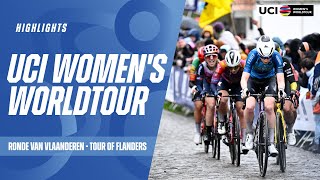 Велоспорт Ronde Van Vlaanderen Highlights | 2024 UCI Women's WorldTour