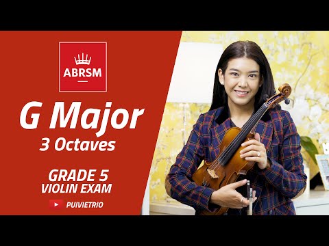ABRSM : Grade 5 | G Major - 3 Octaves | Scale & Arpeggio | Violin Exam