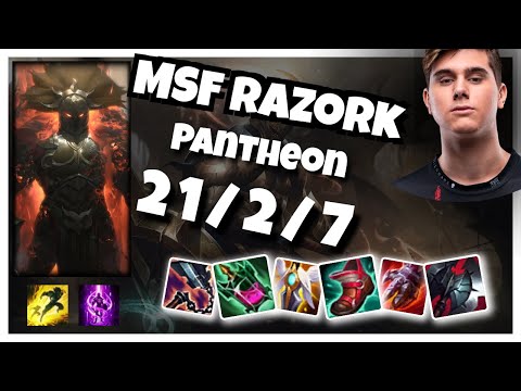 Razork Pantheon Mid 11.2 Challenger Gameplay S11 (21/2/7) - EU