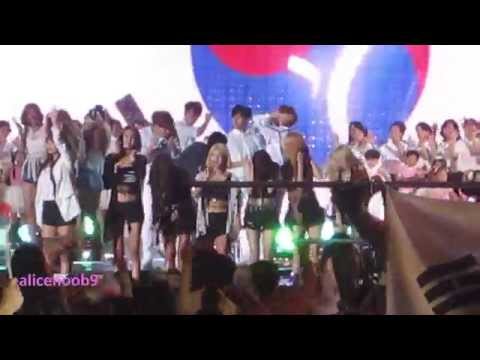 150814 Girls' Generation - DMZ Peace Concert Ending
