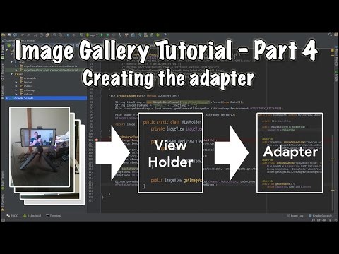 How to create an android gallery app using RecyclerView - Part 4