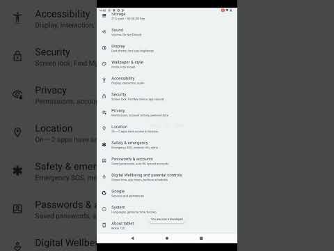 Nokia TAB T20 Developer Mode Turn on?