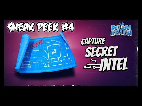 Boom Beach Update Sneak Peek #4! | INTEL!!! - Capture Secret Intel! Video