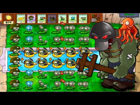 All PEA Plants VS CATTAIL Plant VS All ZomBotany 2 - Plants vs Zombies Mod ZomPlants vs Zombotany