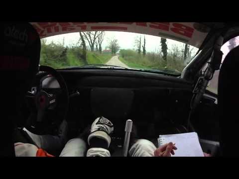Cameracar Rally del Tartufo 2016 Mussa-Bruzzese Lancer R4 3°di classe - PS9