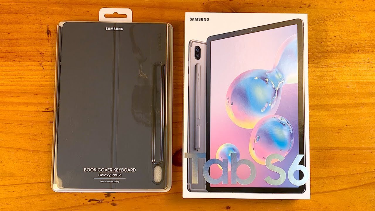 Samsung Galaxy Tab S6 & Book Cover Keyboard Unboxing and First Impressions