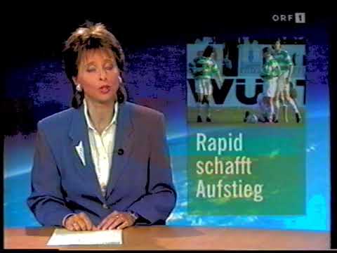 Rapid Wien nimmt 1995 erste UEFA Cup Hürde