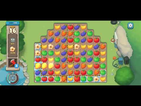 [Gameplay] We Bare Bears Match3 - Level 114 (No Boosters)