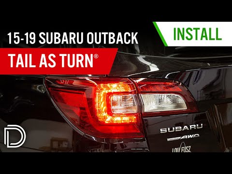 How to Install  Tail as Turn® Module for 2015-2019 Subaru Outback | Diode Dynamics