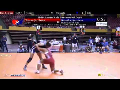 Sunkist Open - Women's Freestyle - 55kg Semifinals - Sharon Jacobson vs. Natasha Umemoto