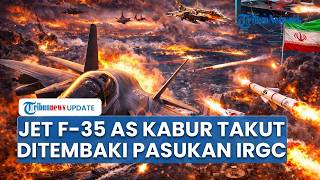 Detik-detik Jet Tempur F-35 AS Kabur Ketakutan Ditembaki Iran, Sempat Garang Masuk Wilayah Teherann