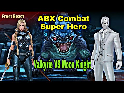 Abx Combat Super Hero| Valkyrie VS Moon Knight Comparison - Marvel Future Fight