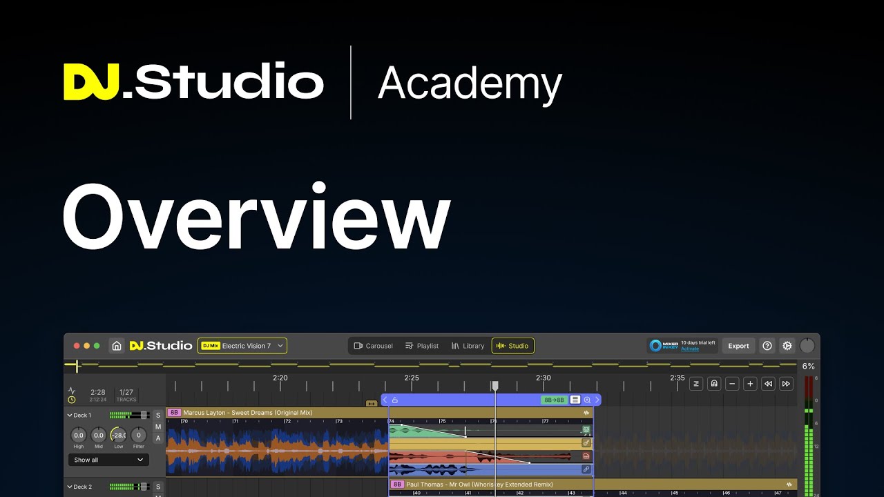 DJ.Studio Academy - How To Make Your First DJ Mix In 7 Easy Steps