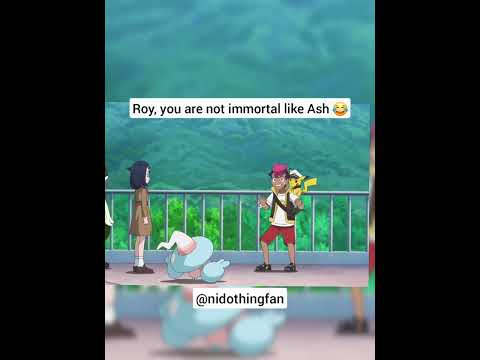 Roy, you're not immortal, you are not Ash 😂 #anipoke #PokemonHorizons #Pokemon