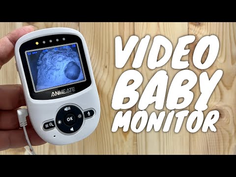 ANMEATE 5" HD Video Baby Monitor with Camera and Audio - No WiFi, 48H Battery Life,720P Remote Pan Tilt Zoom, Two-Way Talk, Night Vision, Thermal Room Monitor, Lullabies & White Noise, 1000ft Range video review thumbnail