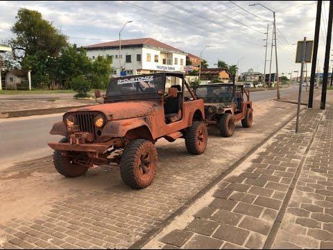 Savanne trip Suriname! Jeep cj7, m151, Toyota Hilux, Isuzu Dmax 27-2-2022