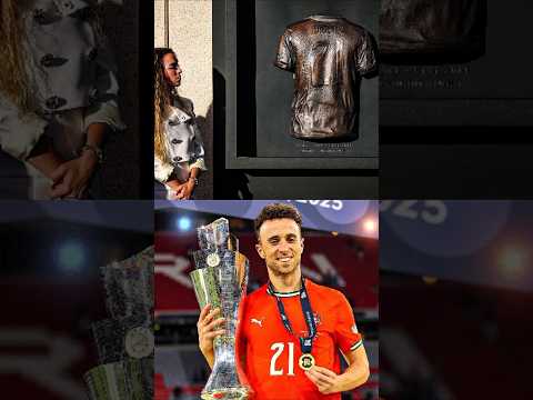 A HEARTFELT TRIBUTE. PORTUGAL honors late Diogo Jota with a statue #DiogoJota #LFC #portugal