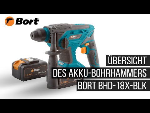 Haushalts-Akku-Bohrhammer BORT BHD-18X-BLK