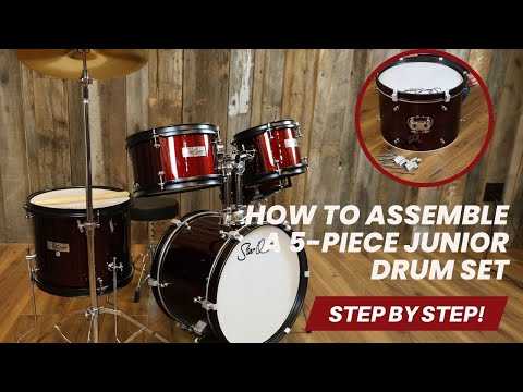 Assembling a 5 piece Junior Drum set - Easy Guide